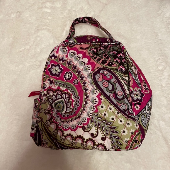 NWT Retired Vera Bradley Berry Paisley Lunch Box - Picture 3 of 5